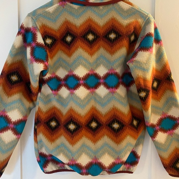 Patagonia Synchilla Snap T Fleece Aztec Timber Twist: Cinder Red Women’s  XXS - Picture 9 of 9